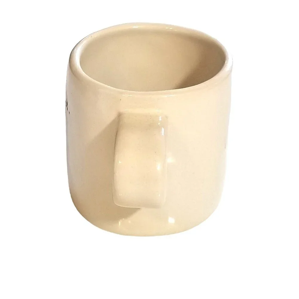 Authentic Rae Dunn Wisdom Ceramic Coffee Mug‎ Magenta Artisan Collection